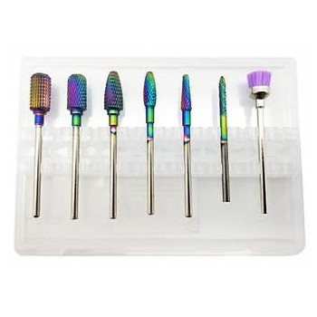 SET BROCAS TORNO TUNGSTENO 7UDS