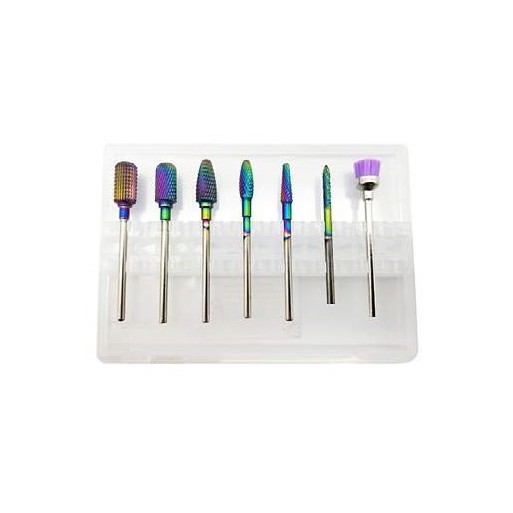 SET BROCAS TORNO TUNGSTENO 7UDS