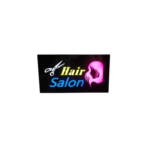 LETRERO LED HAIR SALON