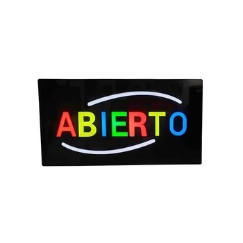 LETRERO LED ABIERTO