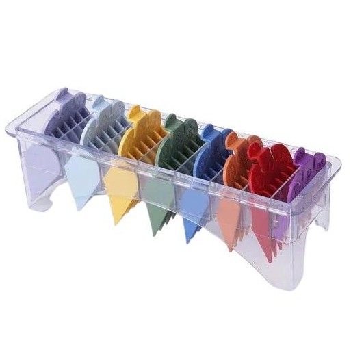 SET 8 PEINES MAQUINA CORTE COLORES